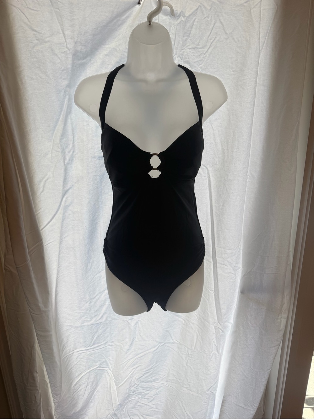 Niki Wior Black Swimsuit & Cover-Up Set - Medium